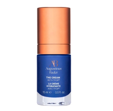 Augustinus Bader The Cream jar, a luxury moisturizer built around proprietary TFC8 complex