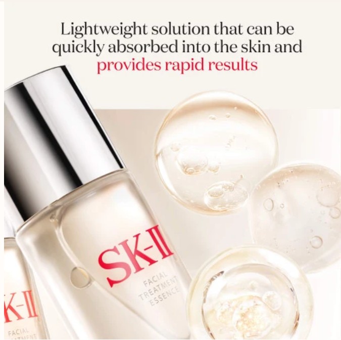 SK-II Facial Treatment Essence bottle, an essence built on Pitera yeast fermentation extract